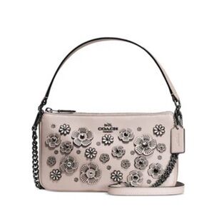 COACH Willow Floral Nolita crossbody. Grey Birch, Style 55799. New